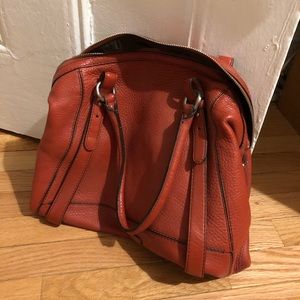 Cole Haan burnt orange leather purse